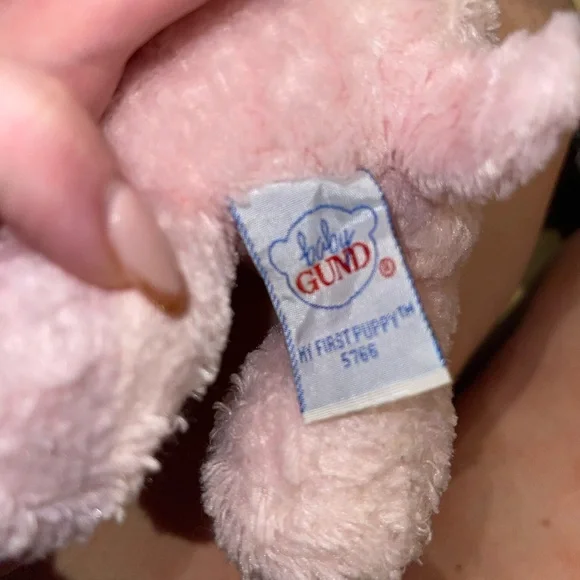Pink My First Puppy Baby Gund Plush - Picture 3 of 4